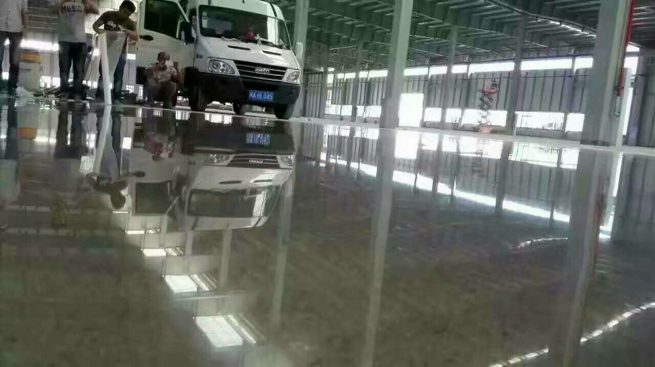 天津车间灰色金刚砂地面硬化抛光公司