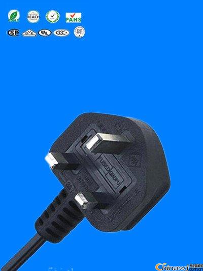 57YZW3*1.0橡胶线英规插头供应满足市场需求