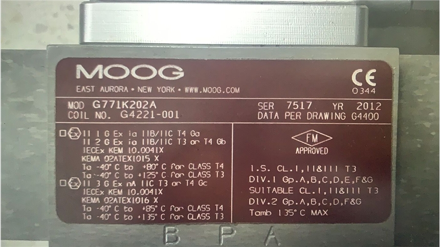 MOOG XEB15753-002-01 1װ