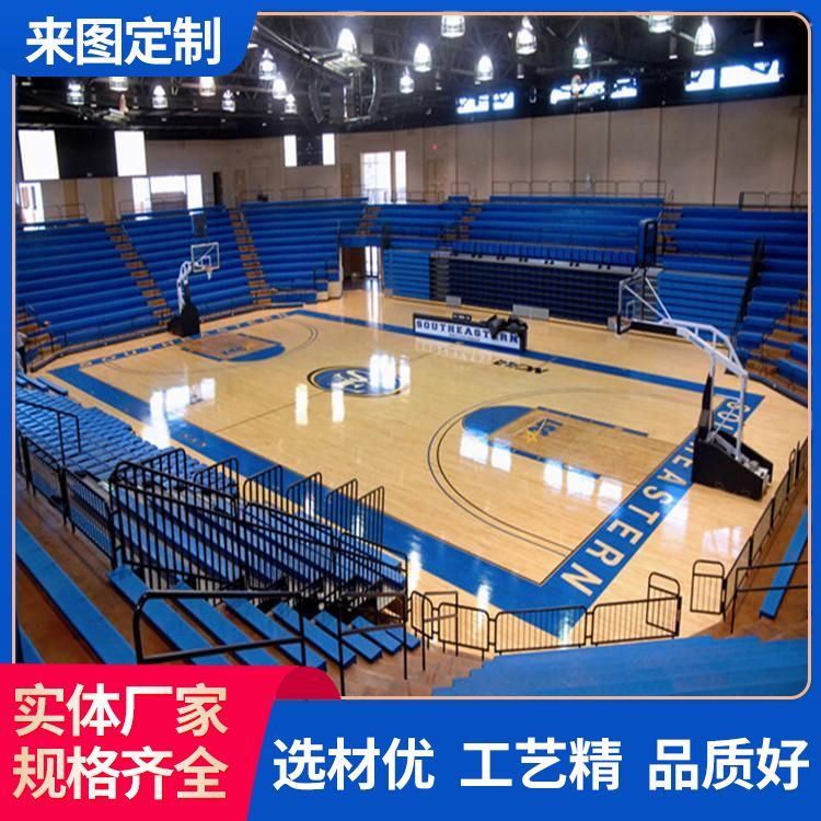欧枫体育篮球馆运动木地板厂家全国安装施工悬浮式安装生产